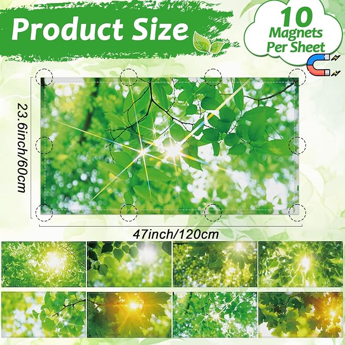 8 Pcs Fluorescent Light Covers - Image 2