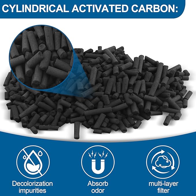 6.6 Lbs Bulk Activated Charcoal Filter Media Pellets - Image 3