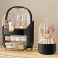 Makeup Organizer, Skincare Holder Bathroom Counter Organizer, Storage Box Cosmetic Display Cases, Teen Girl Gifts Trendy Stuff Make up Organizers for Vanity, Countertop (black)