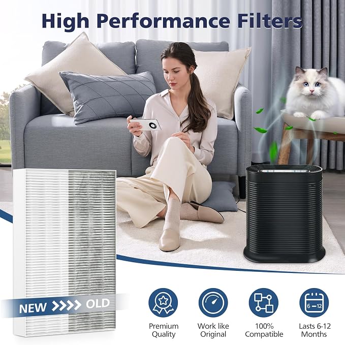 9 Pack HPA300 HEPA Filter Replacement R - Image 7