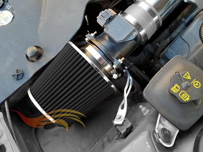 Rtunes Racing Universal Clamp-On Air Intake Filter Dry Washable Cone Air Filter - Image 3