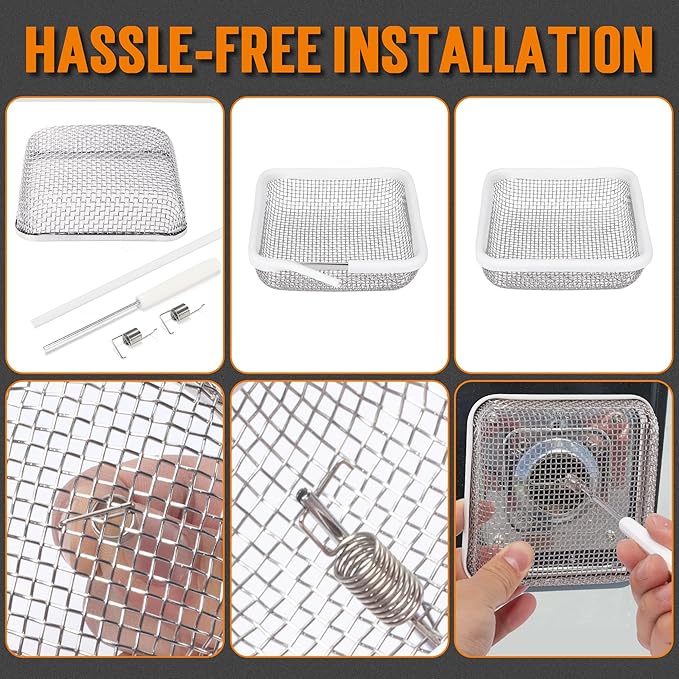 TONDA RV Furnace Vent Screen, Bug Screens Heater Vent Cover - Image 3