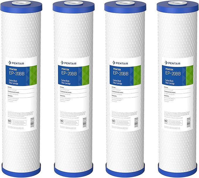 Pentair Pentek EP-20BB Big Blue Carbon Water Filter, Whole House Carbon Block by PENTAIRPENTEK