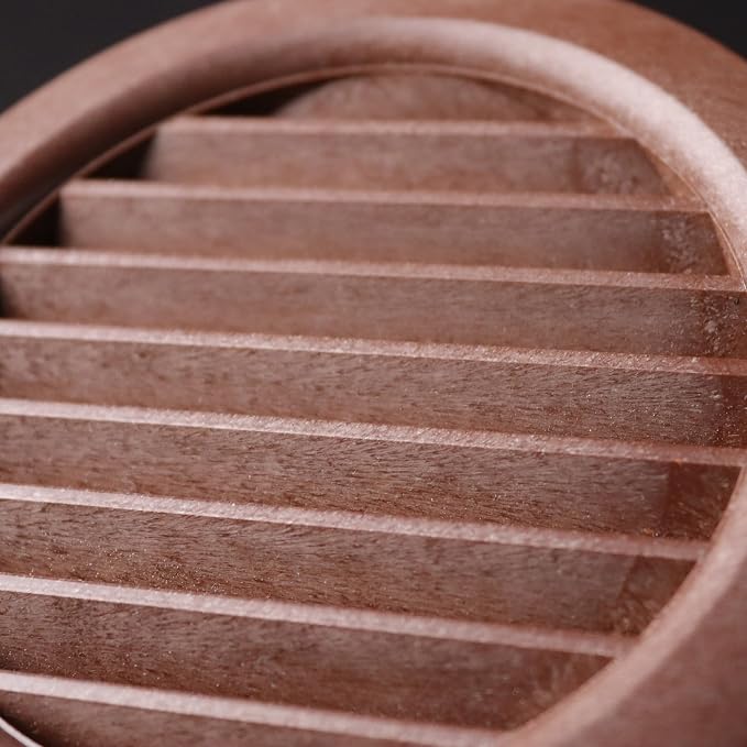 VENTS-US - 4" Brown Pack of 6 Plastic Round Vent Covers - Image 2
