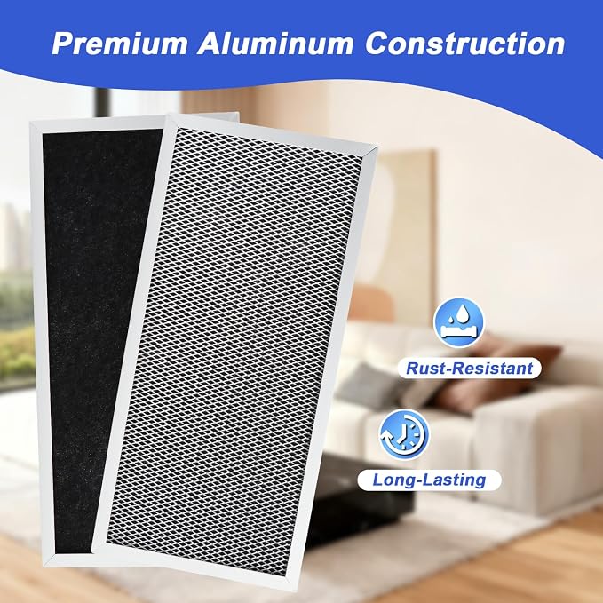2-Pack Air Exchanger Filter 15-3/8 X 7-1/8 X 5/8 Inches Compatible - Image 3