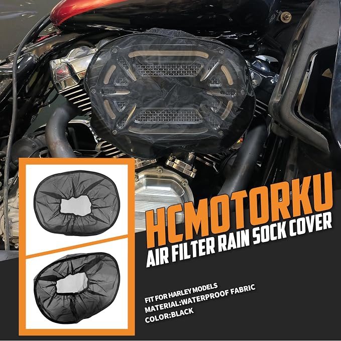 Waterproof Dustproof Air Filter Rain Sock Cover Fit - Image 2