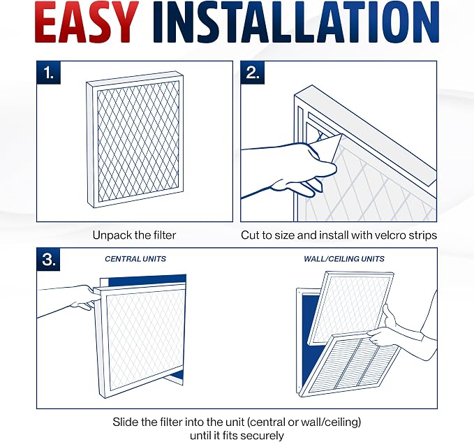 Cut-To-Fit Air Vent Electrostatic Filtration Kit Compatible - Image 5