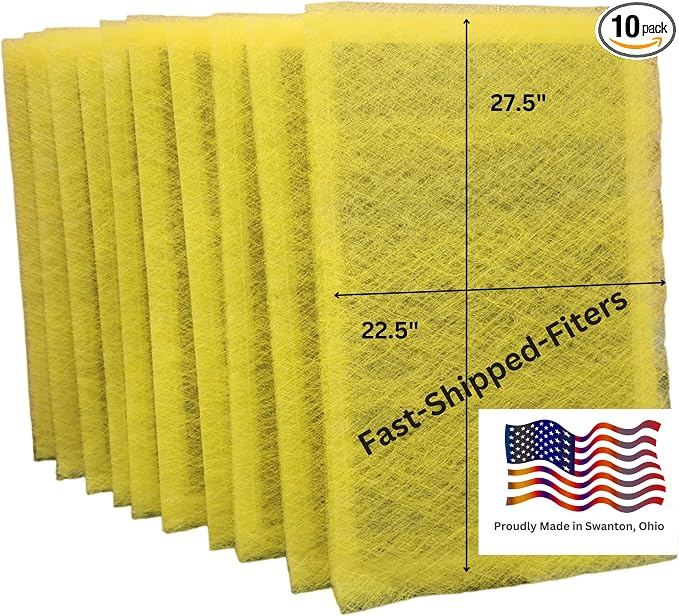 Fast-Shipped-Filters 10 Pack 24x30 Replacement Filter Pads Compatible by Unknown