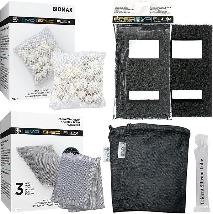 SPEC | EVO | Flex Maintenance & Replacement Filter Media Kit, Including Trident by Trident+Nova