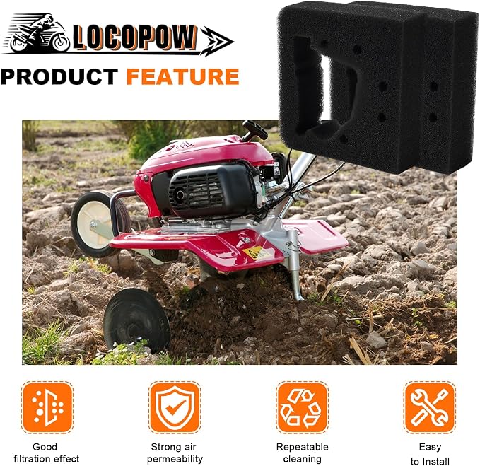 LOCOPOW 17211-ZM3-800 Air Filter Fits Honda GX31 GX22 GX 31 22 Engines FG100 - Image 5