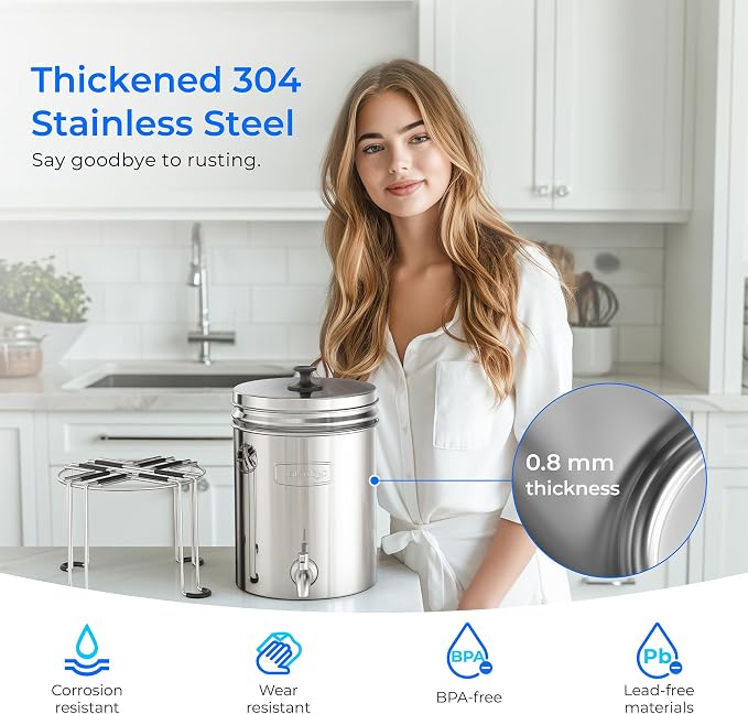 Waterdrop Upgrade Gravity-fed Water Filter System, - Image 6