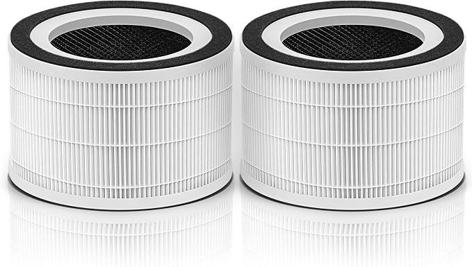 2-Pack Fillo Air Purifier Filter Replacement Compatible by SomewayTop
