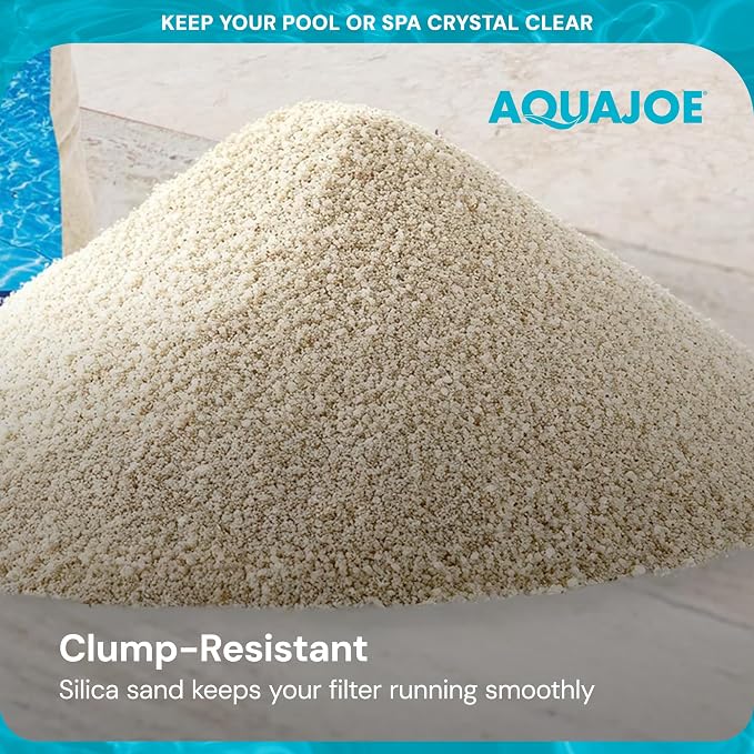 Aqua Joe Premium Pool and Spa Filter Sand, Natural Silica, 50 Lb Bag - Image 5