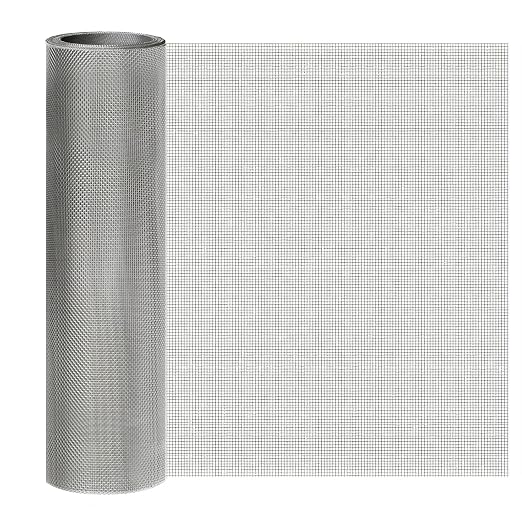 Stainless Steel Mesh Screen 20Mesh 304, 15.7" x 147" Metal Mesh Screen by welcometoyagjia