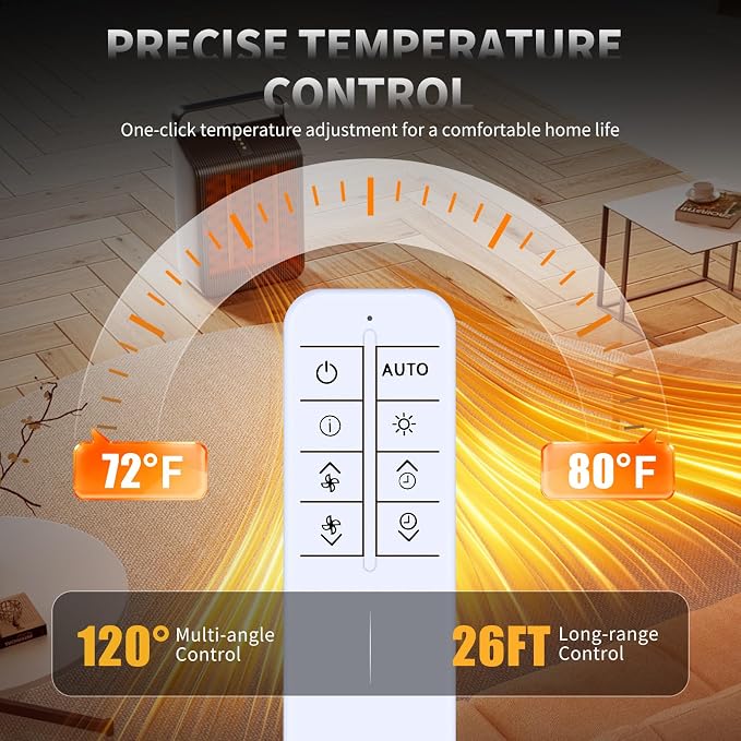 Replacement Remote Control for Shark Air Purifier Heater Fan, Compatible Models - Image 5