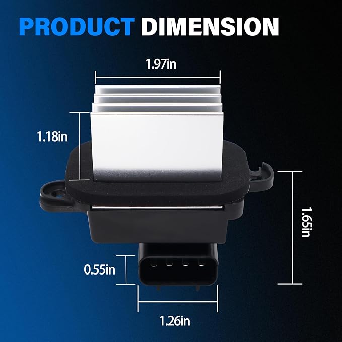 HiSport 27151ZQ00A HVAC Heater Blower Motor Fan Resistor - Image 5
