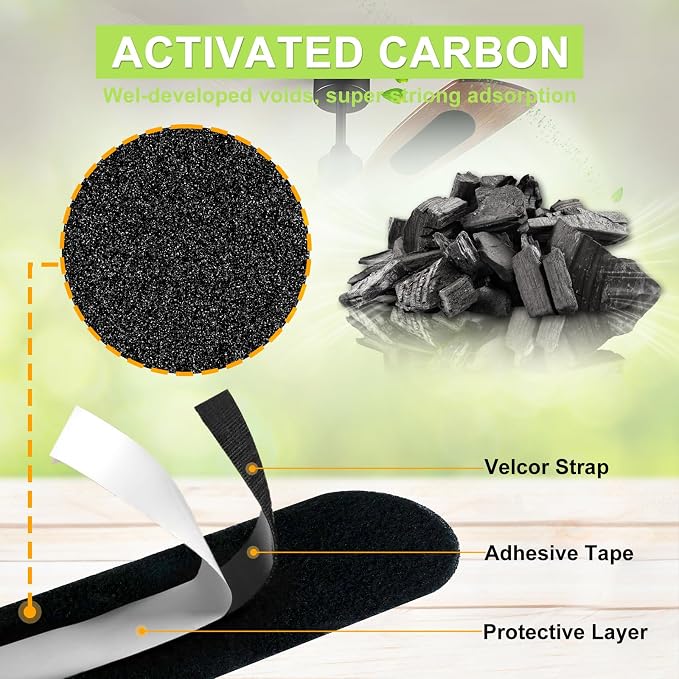40Pcs Ceiling Fan Filters for Blades, Ceiling Fan Air Purification Component - Image 4