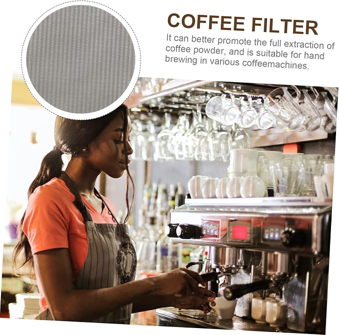 Lurrose Espresso Screen Stainless Steel Filter Mesh - Image 8