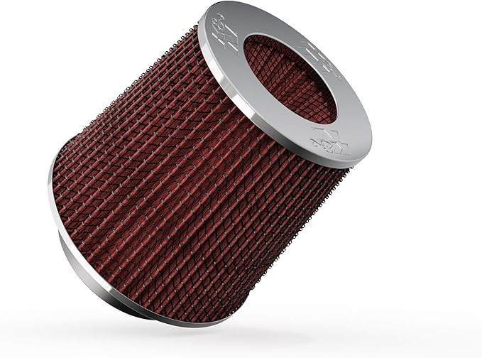 K&N High-Flow Original Lifetime Universal Clamp-On Air Filter: High Performance by KNEngineeringInc