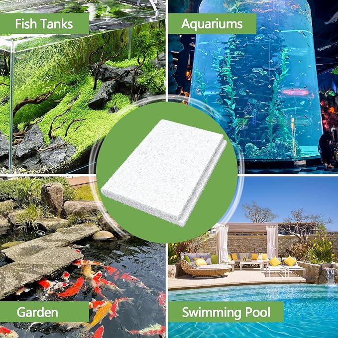 Classic Pond Filter Pad Media 18"x36"x1", 4.5 Ft² White Thicker Reusable - Image 6