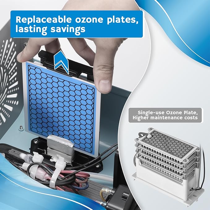 Airthereal Bundle | MA25L Water Ozone Generator and Spare Ozone Plate Filter - Image 6