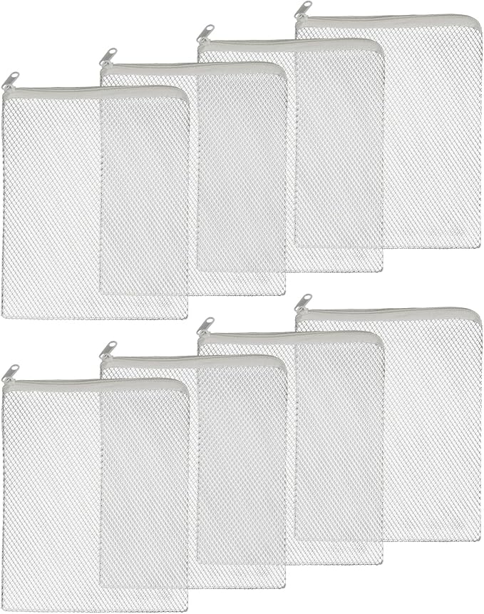 Pawfly 8 Pack Aquarium Filter Media Bags, Fish Tank Fine Mesh Bag by Pawfly