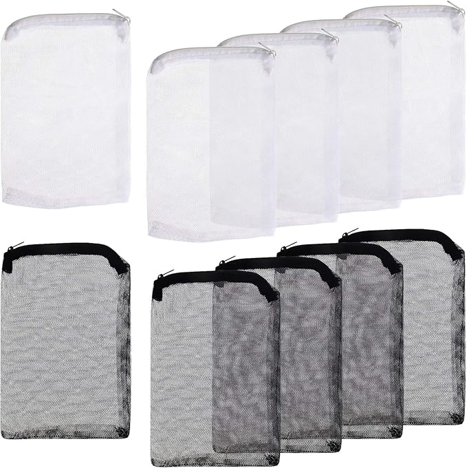 10 Pieces Aquarium Filter Bags Fish Tank Media Mesh Filter Bags Net Bag by Onwon
