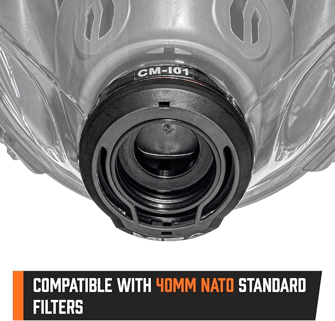 MIRA Safety CM-I01 Full-Face Industrial-Grade Gas Mask - Image 5
