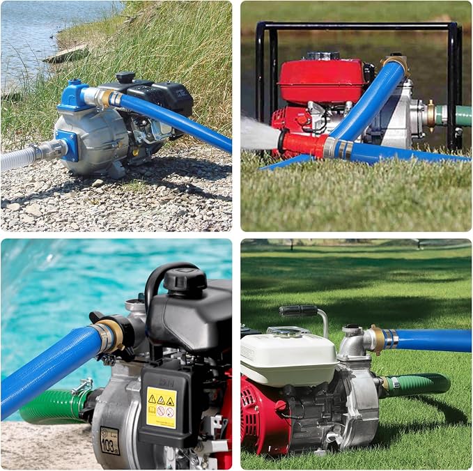 2" x 50 ft Backwash Hose for Swimming Pools, Heavy Duty PVC Lay Flat Water - Image 6