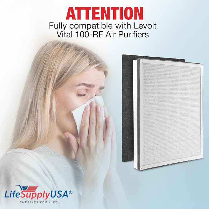 Vital 100-RF True HEPA Filter Set Compatible - Image 2