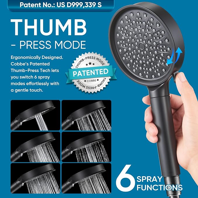 Cobbe Filtered Shower Head - Image 4