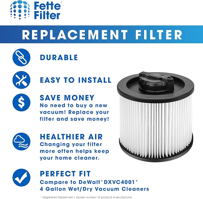 Fette Filter - DXVC4001 HEPA Filter Compatible - Pack of 2 - Image 6