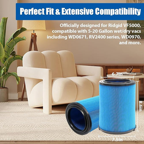 1 Pack VF5000 Replacement Filter - Image 2