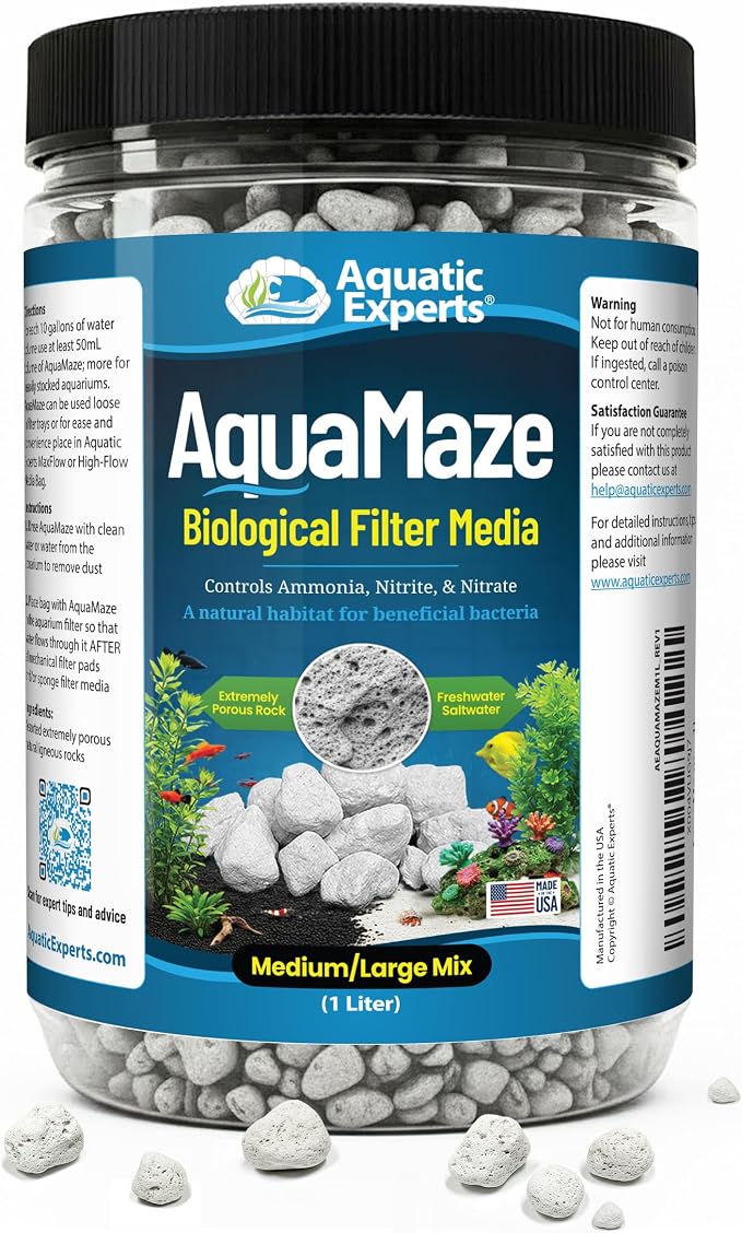 Aquatic Experts AquaMaze Aquarium Bio Media – 1L by AquaticExperts