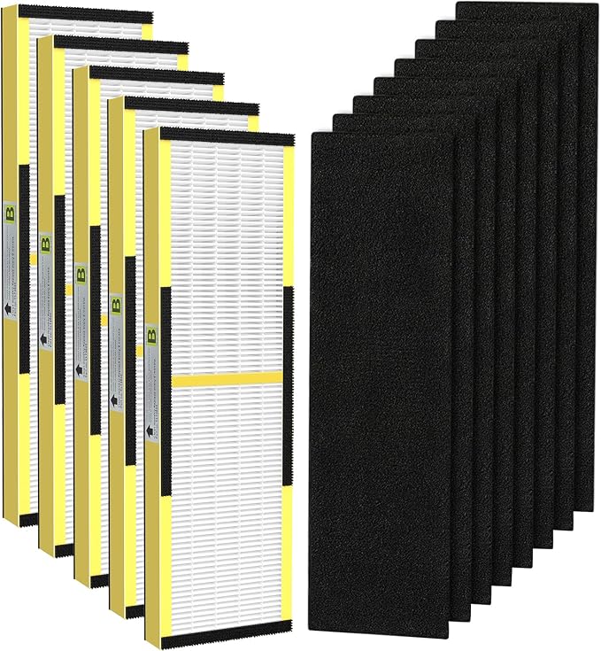 5 Pack FLT4825 True HEPA Filter B Replacement by isinlive
