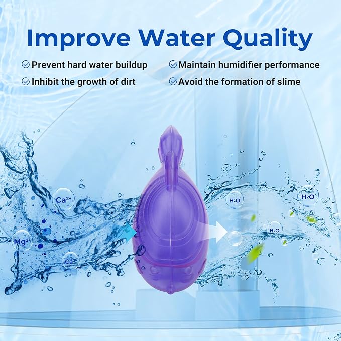 Funmit Humidifier Cleaning Fish, 12 Pack Humidifier Cleaner - Image 5