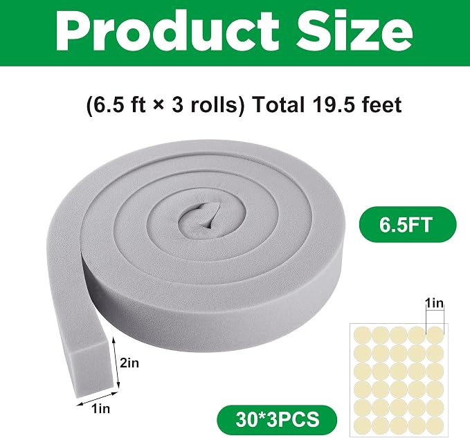 Tlswshsy 3 PCS Air Conditioner Foam Tape - Image 2