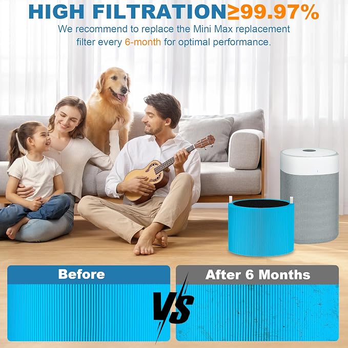 4 Pack Mini Max Replacement Filter Compatible - Image 4