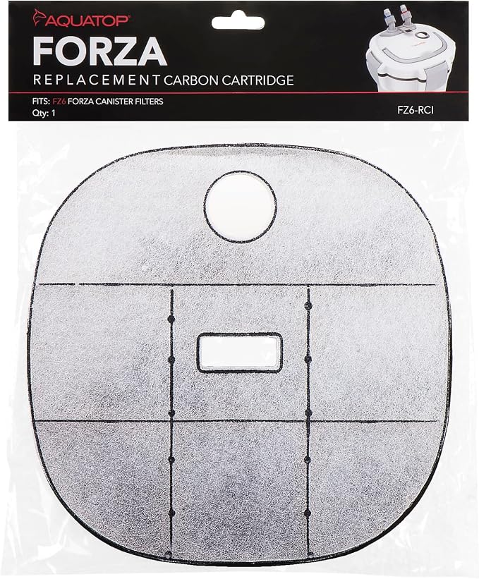 Aquatop Replacement Carbon Cartridges – Fits Aquatop’s FORZA FZ6 Canister by AQUATOP