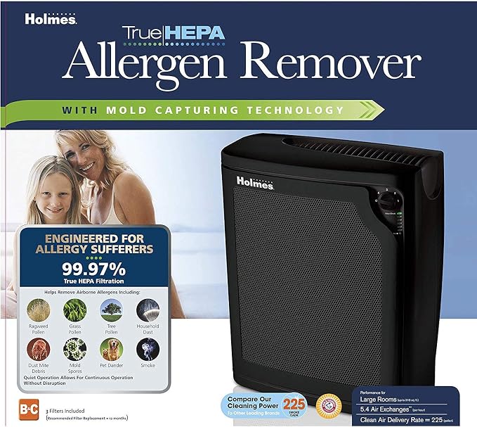 Holmes TRUE HEPA Console Air Purifier - Image 6