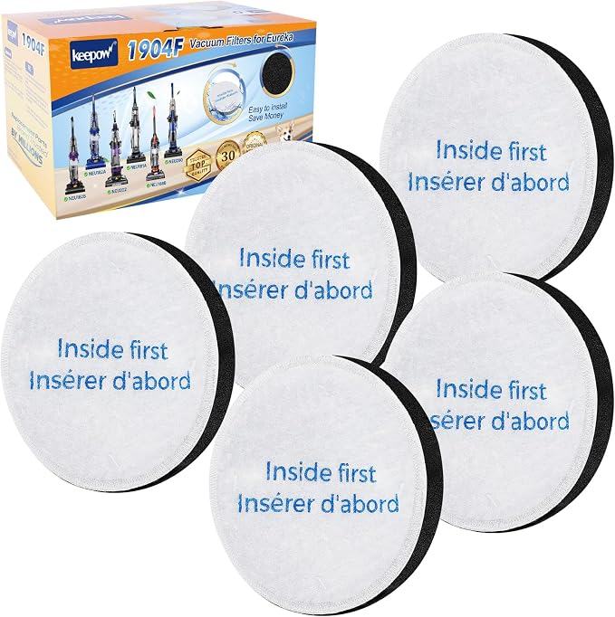KEEPOW E0202 Foam Filter Replacement, Vacuum Filters Compatible by KEEPOW