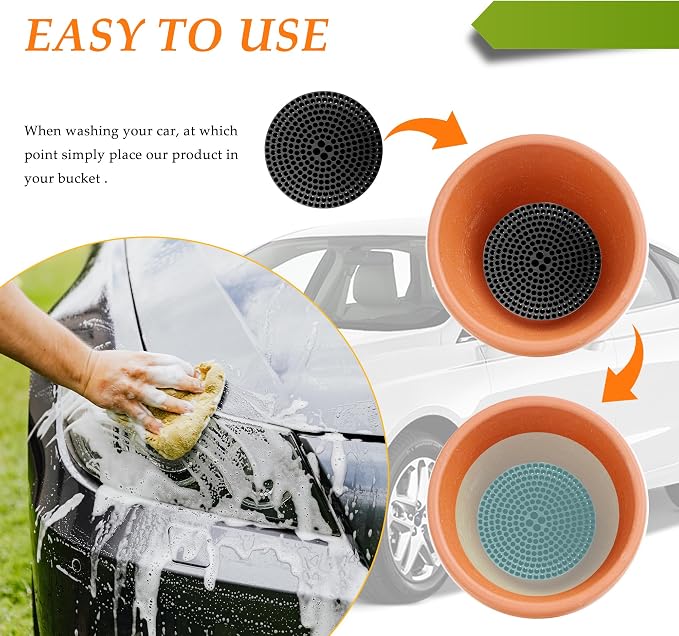 Car Wash Bucket, 10.28 Inch Diameter Car Wash Filter - Image 6