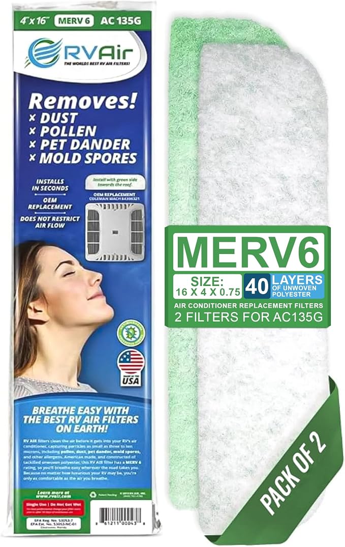 AC Filter - Air Conditioner Replacement Filters - RV Air Cleaner - Camper by RVAair