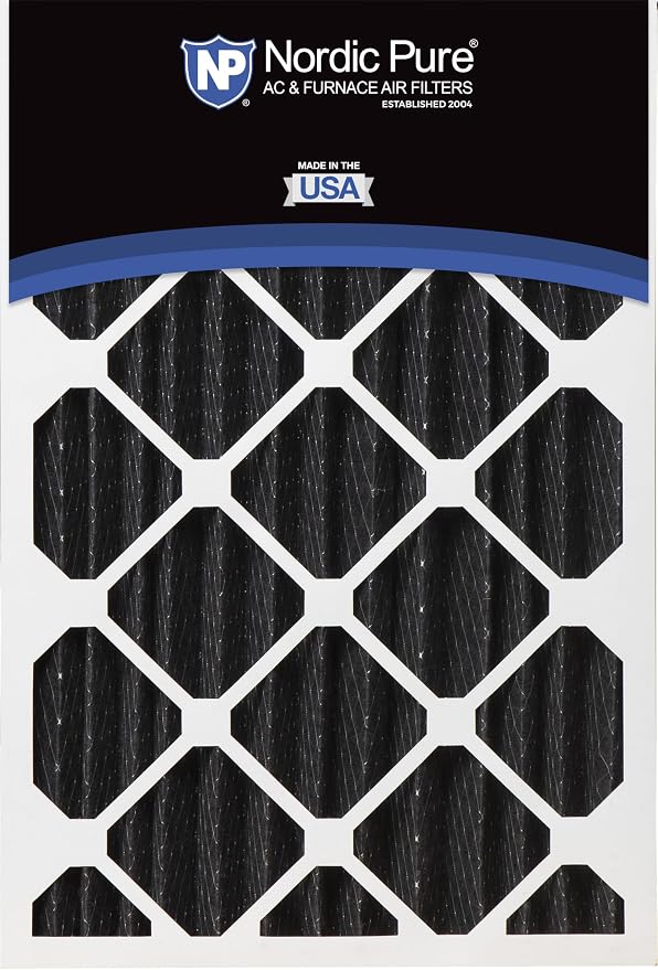 Nordic Pure 16x25x4 Pure Carbon Pleated Odor Reduction Merv 8 Furnace Filters 6 - Image 5