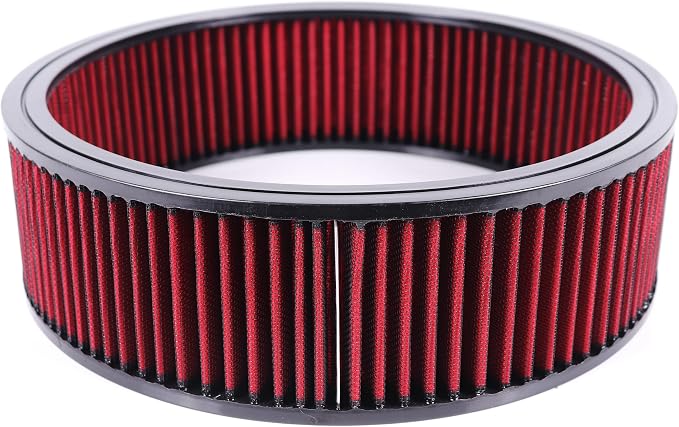 14"x4" Round Air Cleaner Filter Element High Flow Washable & Reusable Compatible - Image 3