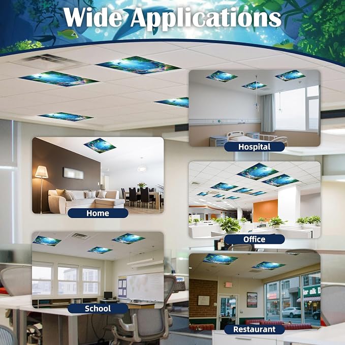 ANGSYLTH 2 x 2 Feet Fluorescent Light Covers - Image 5