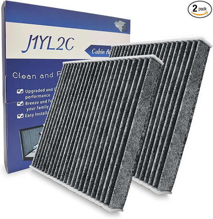 2 Pack Cabin Air Filter For Santa Fe 2021-2023, Santa Cruz 2022-2023, Elantra by J1YL2C