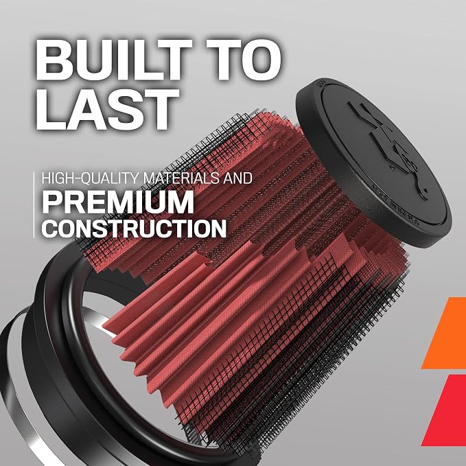 K&N High-Flow Original Lifetime Universal Clamp-On Air Filter: Performance - Image 5