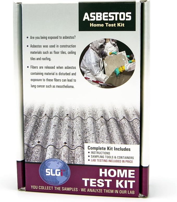 SLGI Home Test Kits Asbestos 1 PK Return Ground Shipping Included by SLGiHomeTestKits