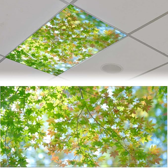 2PCS Maple Tree Magnetic Fluorescent Light Covers - Image 8
